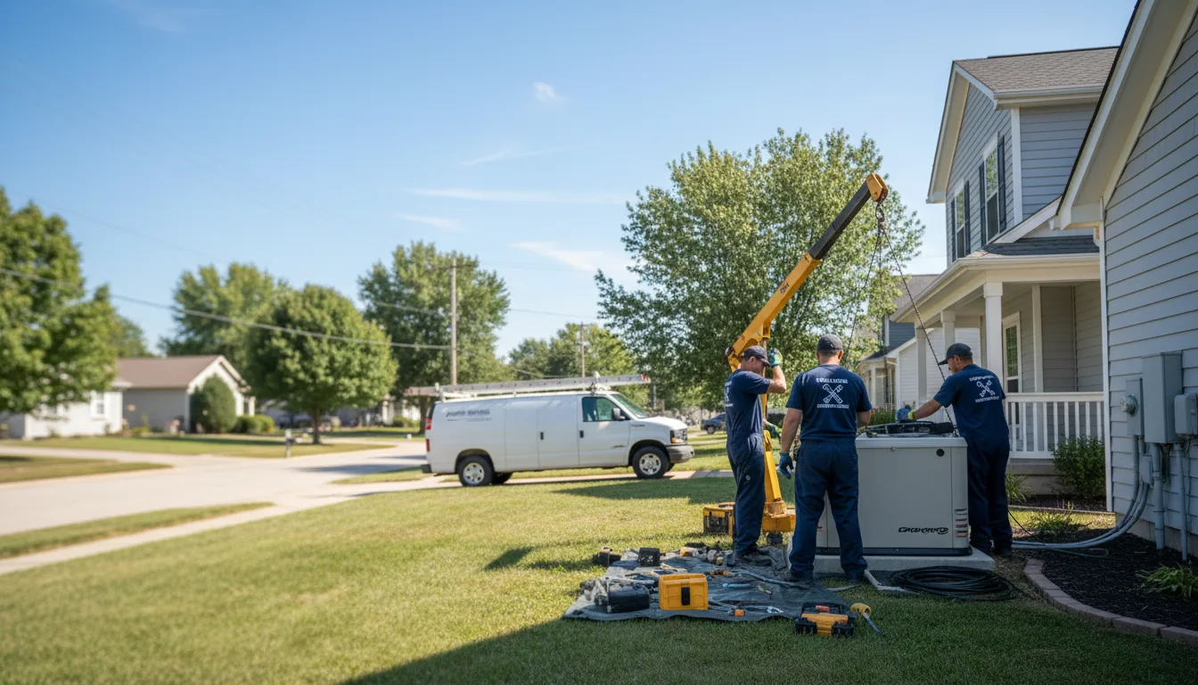 Generator Installation in Ozawkie, KS near me